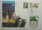 Deutschland 100 Pf, 5 Pf, 6 Schilling 20. Jahrestag der ersten Landung auf dem Mond plus Silbermedallie -