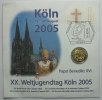 Deutschland 5 $ 20. Weltjugendtage Köln Pabst Benedikt XVI. -