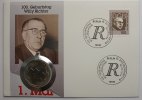 BRD DGB Willy Richter mit 10 Mark DDR 1. Mai 1990 -