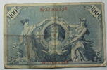 Kaiserreich 100 Mark Rosenberg Nr. 33 b Serie E, Unterdruck B -