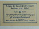 Österreich 10, 20 50 Heller Oberndorf, Redlham, Schlatt -
