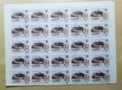 Ungarn 50 x 2 Forint Gebäude Nr. 3725 Bogen zu 50 x 2 Forint Bogen gefaltet -