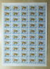 Ungarn 50 x 40 Filler Gepard Nr. 3493 Bogen zu 50 x 40 Filler -