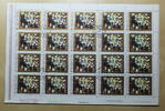 Ungarn 20 x 1 Forint Blumen Nr. 3217 Bogen zu 20 x 1 Forint Bogen gefaltet -