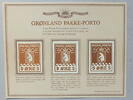 Grönland 5 Öre 3 x 5 Öre Paketmarke Grönland Nachdruck 1983 -