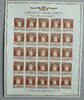 Grönland Bogen zu 25 x 3 Kronen Nachdruck von 1982 Paketmarke Grönland 1937 -