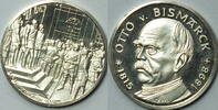 Deutschland Silbermed. Otto v. Bismarck / Reichsgründung 20 mm Duchmesser -