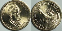 USA 1 $ William Henry Harrison 9. Präsident 1841 Foto beispielhaft -