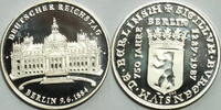 Deutschland Silber 750 Jahre Berlin Reichstag 15 Gramm Silber -