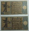 Berlin 2 x 50 Pf Prenzlauer Berg, Wedding -