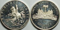 Haiti 10 Gourdes Feinsilber 47,05 Gramm -