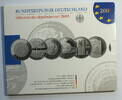 6 x 10 € 2013 Deutschland Komplette Jahresausgabe der 10 € Stücke in Silber PP