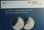 20 € 2023 Deutschland 125. Geburtstag Bertolt Brecht PP