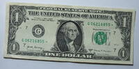 USA 1$ Ersatz / Sternennote Serie 2017 A, Chicago Illinois Buchstabe G -