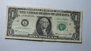 USA 1 $ Ersatz / Sternennote Serie 2017, San Franzisco, Kalifornien , Buchstabe L -