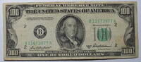 USA 100 $ Serie B, New York, Buchstabe B -