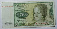 Deutschland 5 DM World Paper Money Nr. 30 B, mit Copyright 1963 -