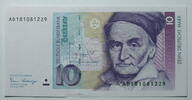 Deutschland 5 DM World Paper Money Nr. 38 a, Pöhl - Schlesinger -