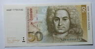Deutschland 50 DM World Paper Money Nr. 40 a, Unterschrift Pöhl, Schlesinger -