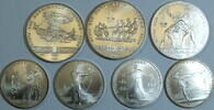 UdssR 2 x 5, 3 x 10 Rubel Olympiade Moskau 1980, Mz: Leningrad -