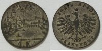 Frankfurt 1 Kreuzer Stadtansicht -