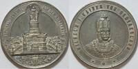 Kaiserreich Zinn Med. Nationaldenkmal auf dem Niederwald Kaiser Wilhelm I.; 51 mm -