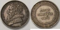 Frankreich Silber Med. GFrancois Malherbe 1555 -