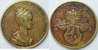Böhmen Med. in Bronze zur Krönung Maria Anna Augusta und Kaiser Ferdinand 1836 -