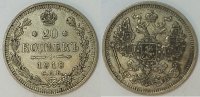 Rußland  20 Kopeken 1910 ss