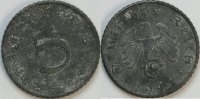 Deutsches Reich 5 Rpf 1941 A vz 1.76 US$ Tax included +  18.76 US$ shipping