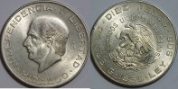 Mexico 5 Pesos 1956 vz 44.58 US$ Tax included +  18.76 US$ shipping