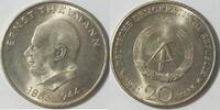 DDR 20 Mark 1971 Thälmann vz 3.52 US$3.17 US$ Differenzbesteuert nach §25a UStG zzgl. 6.92 US$ Versand