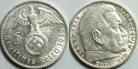 3. Reich 5 RM 1938 J ss 26.40 US$ Tax included +  18.76 US$ shipping