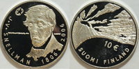 10 Euro 2006 Finnland 200. Geburtstag von Johan Vilhelm Snellman ex PP