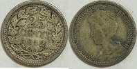 Niederlande 25 Cent 1912 s - ss 14.08 US$ Tax included +  18.76 US$ shipping