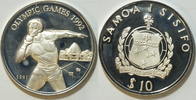 Samoa 10 $ Olympische Spiele 1992 Kugelstoßen -