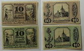 Deutsches Reich 2 x 10 Pf Stadt Gollnow -