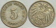 Kaiserreich 5 Pf 1912 J ss 1.17 US$ Tax included +  18.76 US$ shipping