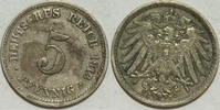 Kaiserreich 5 Pf 1913 D ss 1.17 US$ Tax included +  18.76 US$ shipping