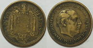 Spanien 2,5 Pesetas 1953 ss 2.35 US$ Tax included +  18.76 US$ shipping