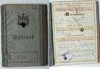 3. Reich Wehrpass Wehrpass Stabsobergefreiter mit diversen Eintraungen / Kämpfe an der Ostfront -