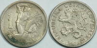 Tschechoslowakei 1 Krone -