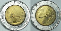 Italien 500 Lire 1989 vz - st 2.93 US$ Tax included +  18.76 US$ shipping
