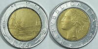 Italien 500 Lire 1988 vz 2.93 US$ Tax included +  18.76 US$ shipping