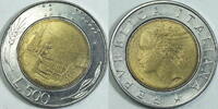 Italien 500 Lire 1992 vz 2.93 US$ Tax included +  18.76 US$ shipping