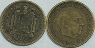 Spanien 1 Peseta 1959 ss 2.35 US$ Tax included +  18.76 US$ shipping