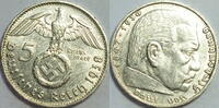 3. Reich 5 RM 1938 D ss-vz 26.40 US$ Tax included +  18.76 US$ shipping