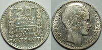 20 Francs 1933 Frankreich  vz