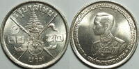 Thailand 20 Baht Rama IX, Silber -