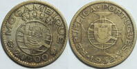 Portugal Mozambique 20 Escudos Silber -